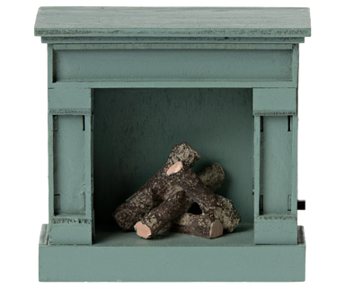 Maileg Maileg Miniature fireplace vintage blue  - Hola BB