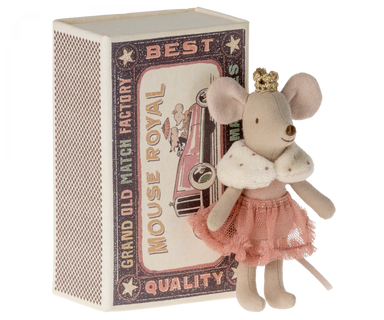 Maileg Maileg Little sister in matchbox princess mouse  - Hola BB