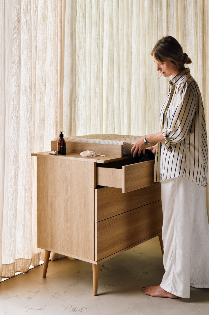 Flow Skötbordsförlängning - Honey Ash