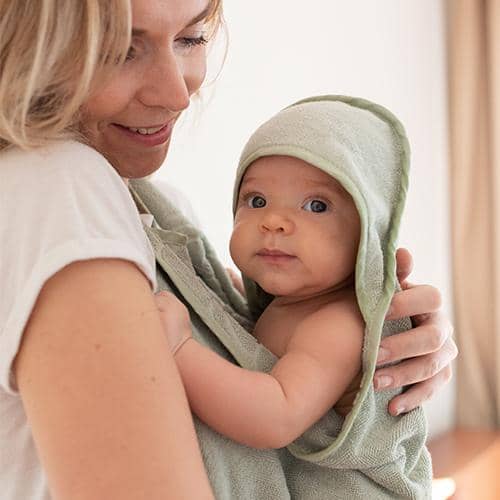 PALAIS DE L’EAU Organic Cotton Baby Towel  - Hola BB