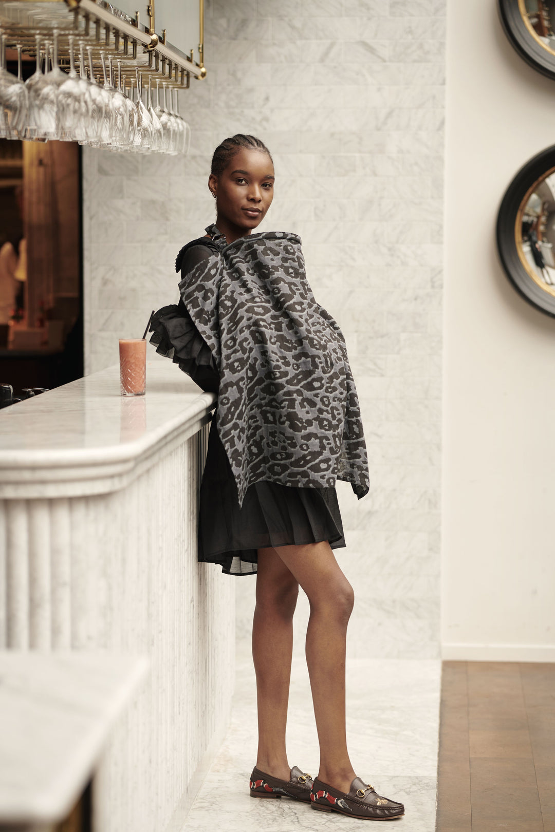 Lemej Amsterdam - Amningssjal i ekologisk bomull