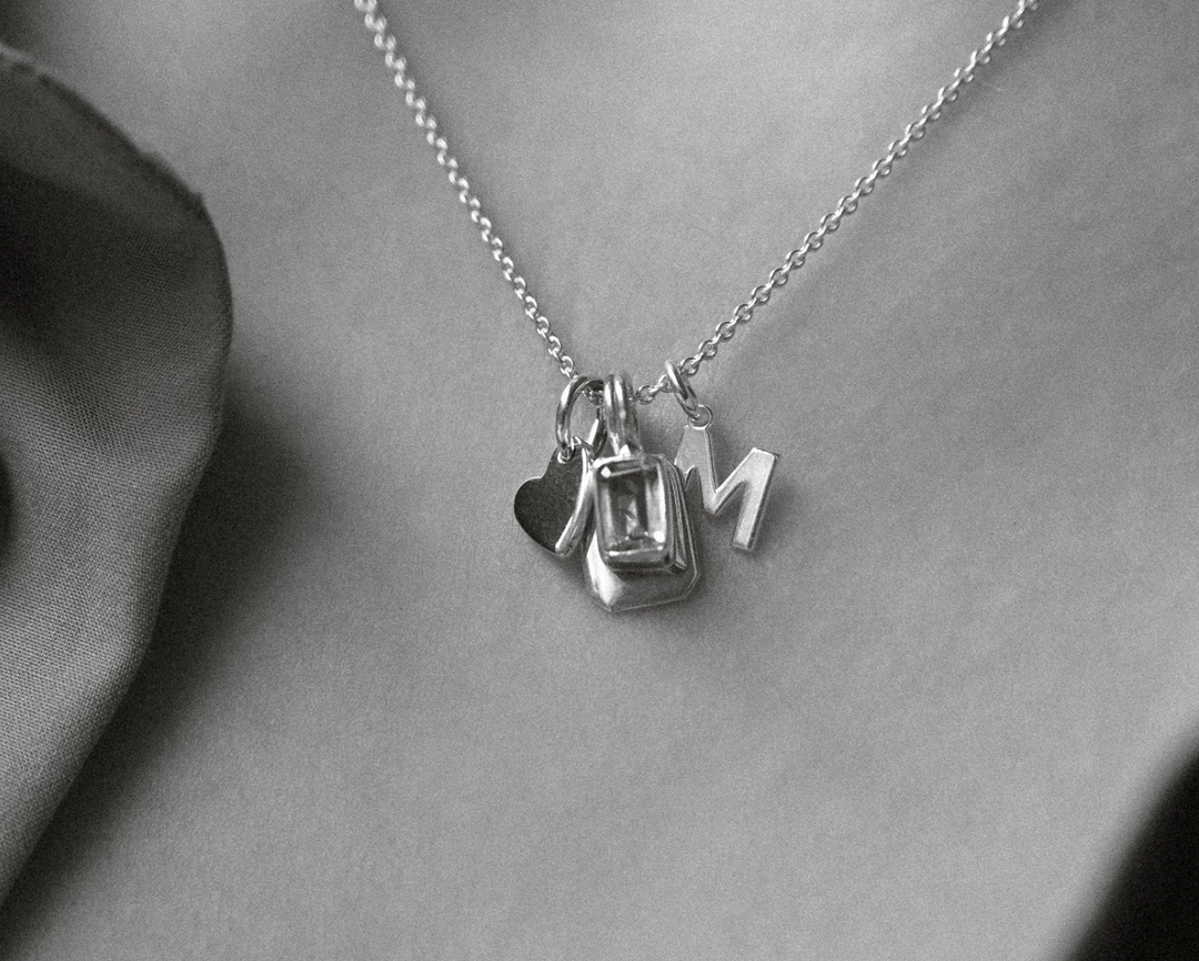 Ciondolo in Argento con Pietra Natale - Più Pietre