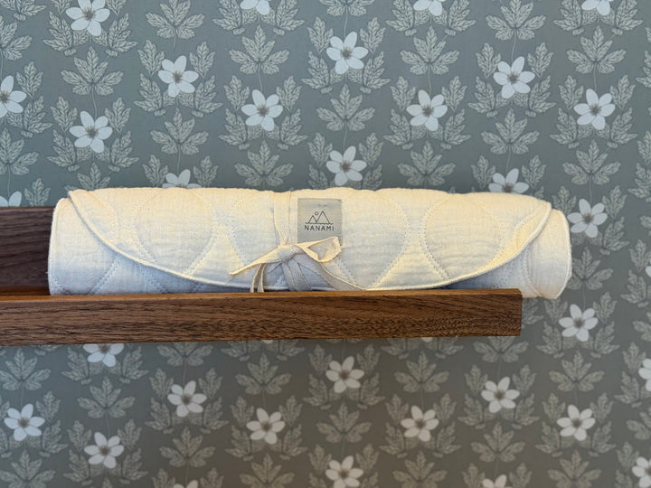 Bio-Baumwoll-Einlage für Kinderwagen und Babywanne - „Cotton Wave“