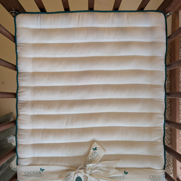 Coprimaterasso in kapok e cotone biologico 40 x 90 cm