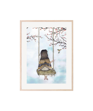 That's Mine Poster - Wondering fairy girl - 21x30 cm - Hola BB