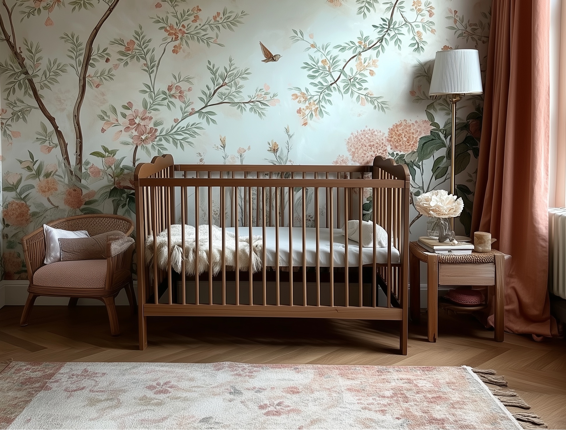 Rose Vintage Cot