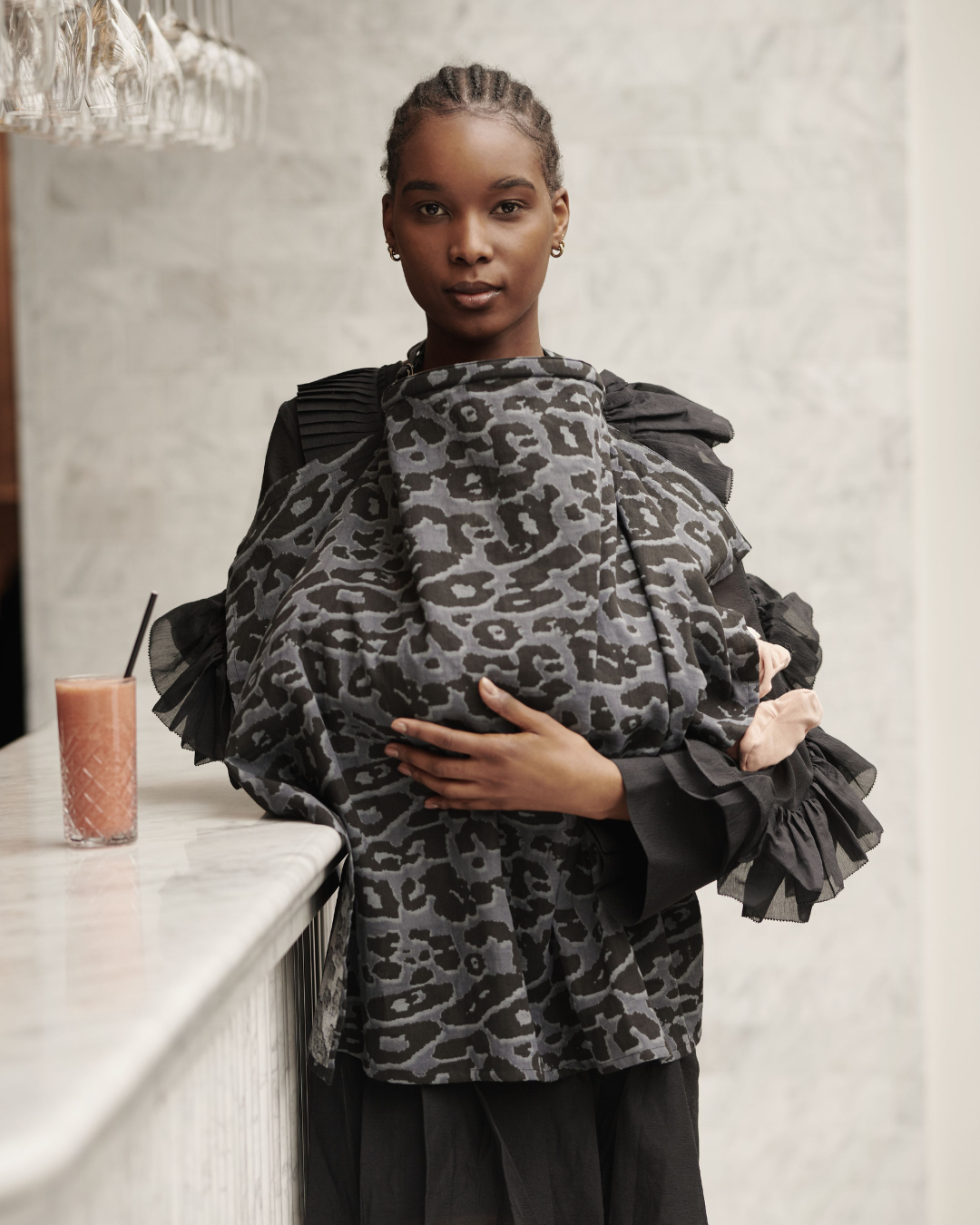 Lemej Amsterdam - Amningssjal i ekologisk bomull