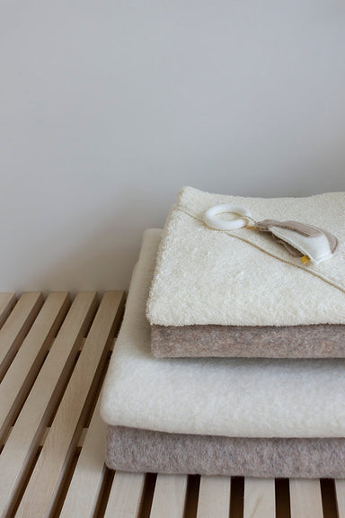 Nanami Wool blanket Cream  - Hola BB