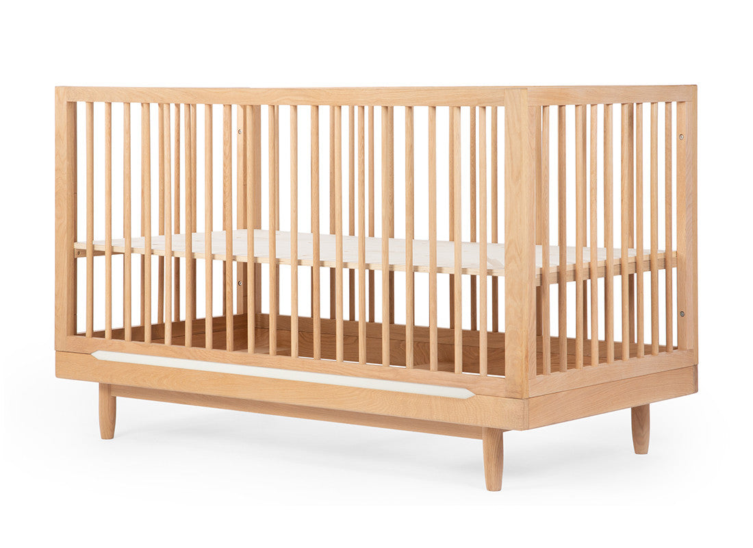 Nobodinoz Solid oak convertible crib • Pure  - Hola BB