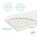 Woodies Premium latex cot mattress 60x120cm  - Hola BB