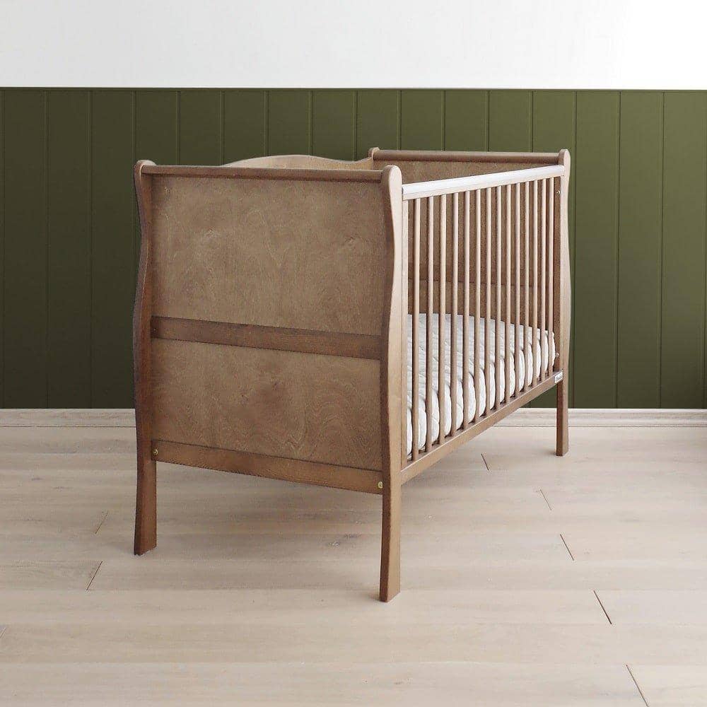 Woodies Woodies Noble Vintage Cot + Day bed side + Mattress  - Hola BB