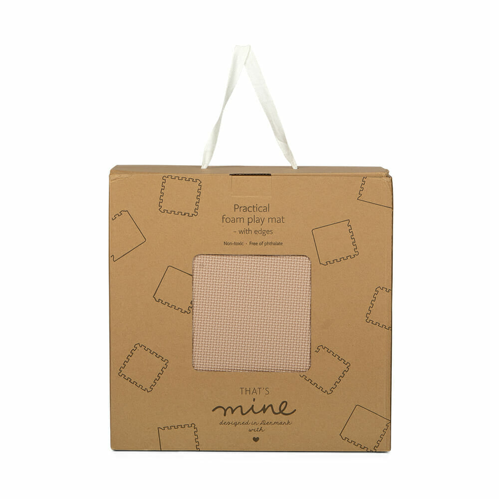 That's Mine Foam Play Mat - Light Brown  - Hola BB