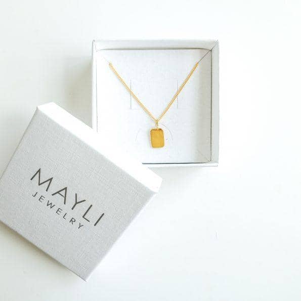 MAYLI Gold initial Pendant  - Hola BB