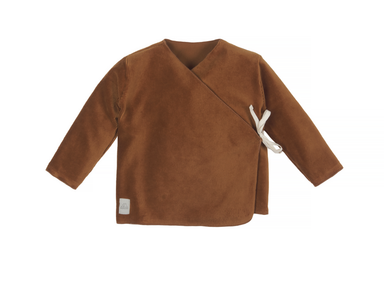 Nanami Rib Velvet top 0-3 months / Velvet Caramel - Hola BB